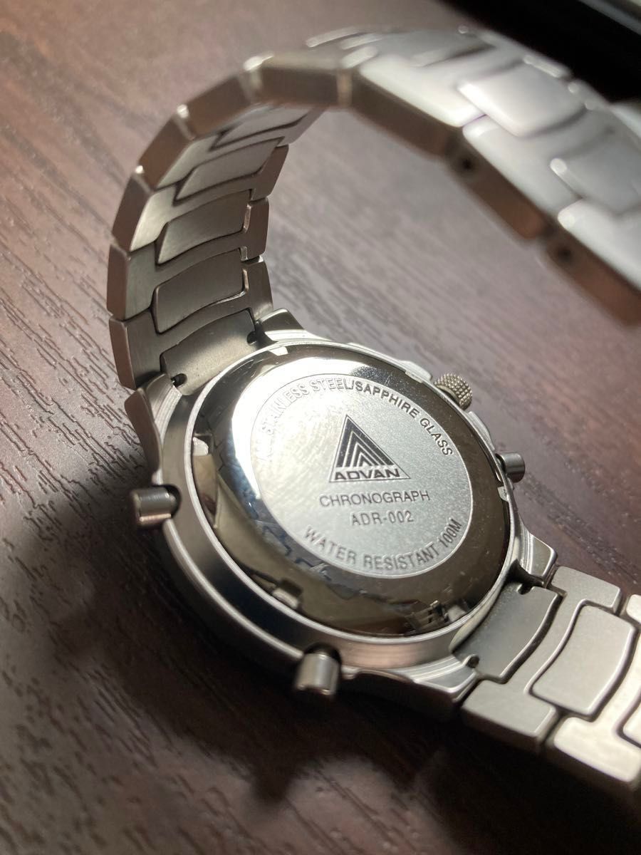 超美品】ADVAN クロノグラフ ADR-002 100m 防水|Yahoo!フリマ 超美品】ADVAN クロノグラフ ADR-002 100m 防水|Yahoo!フリマ