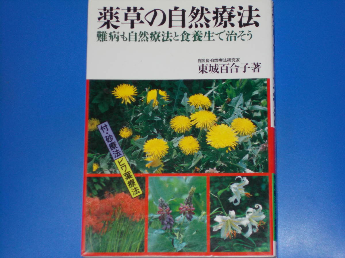 薬草の自然療法★難病も自然療法と食養生で治そう★自然食・自然療法研究家 東城 百合子★株式会社 池田書店★_画像1