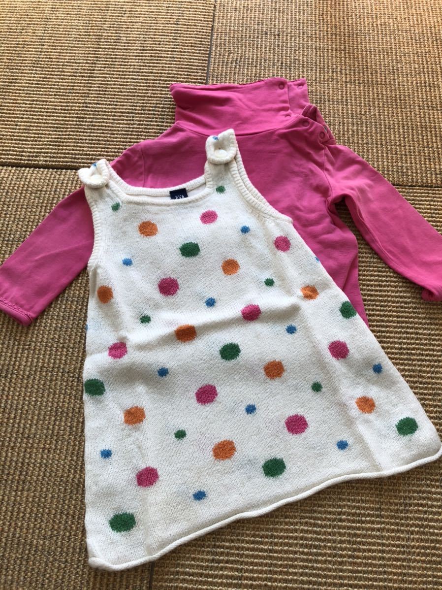 ヤフオク Gap ギャップ ニット ワンピース セット ピンク