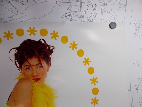 非売品 内田有紀 純情可憐乙女模様 販促用B2ポスター 未使用 1995年