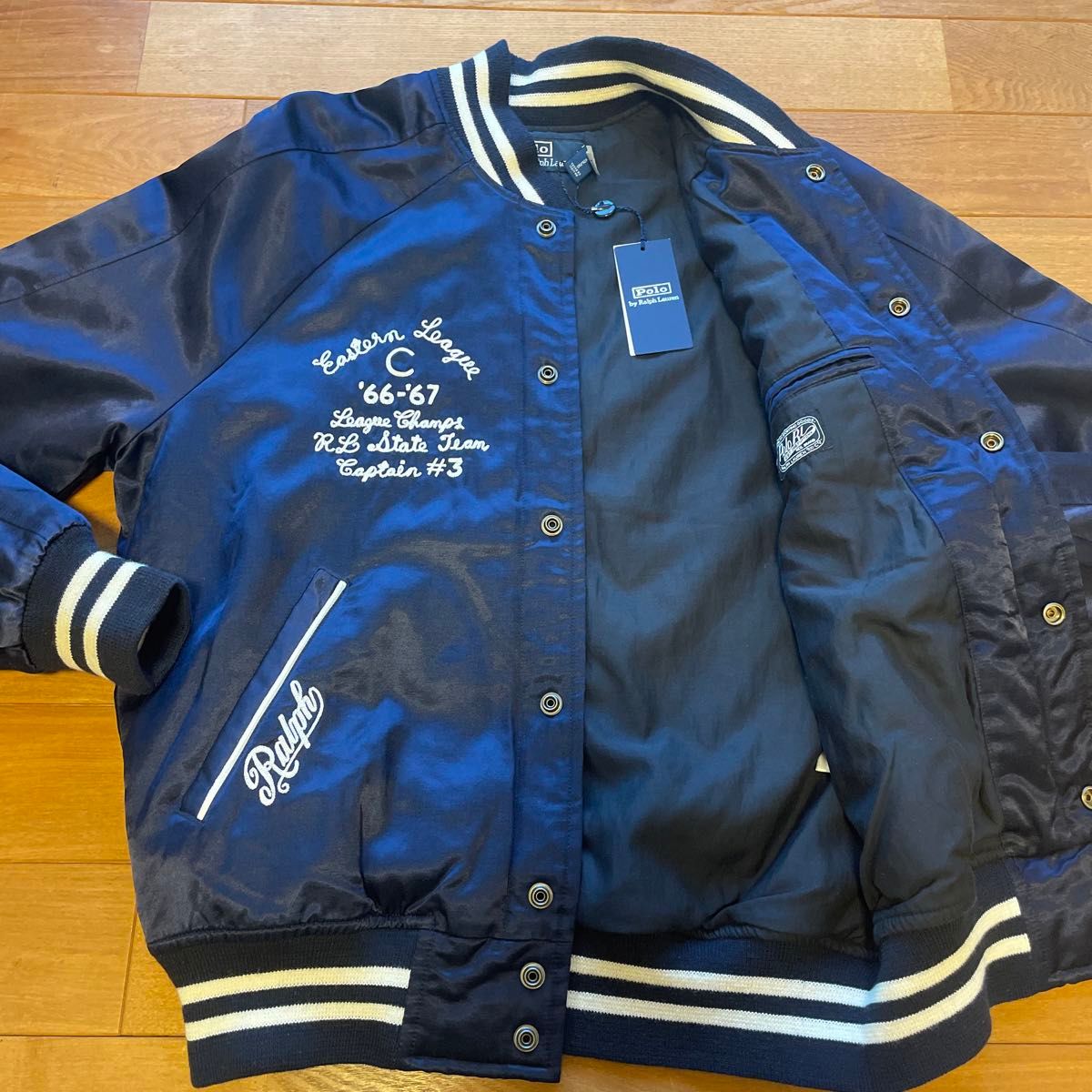 新品】ポロラルフローレン ネイビー スタジャン Sサイズ|Yahoo 新品】ポロラルフローレン ネイビー スタジャン Sサイズ|Yahoo