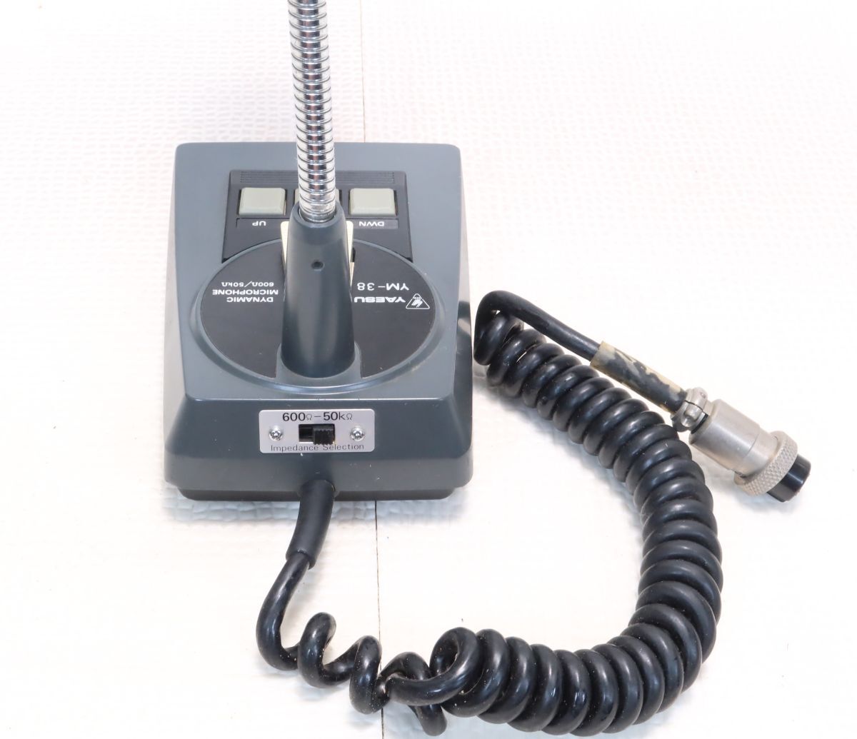 YAESU アマチュア無線用マイク YM-38 Yahoo!オークション - YAESU YM-38 スタンドマイク 8ピン