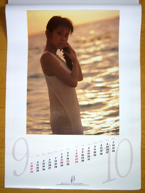 アイドルカレンダー アイドルポスター 杉本彩 1989 Yahoo!オークション - 1989年 杉本彩 カレンダー 未使用保管品