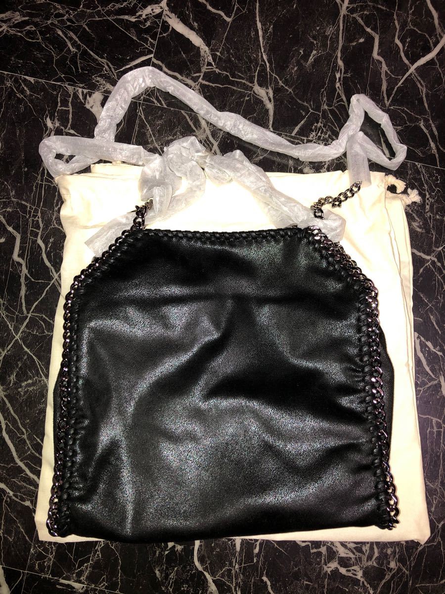 未使用品 ステラマッカートニー ファラベラ ミニ2way 黒 ブラック