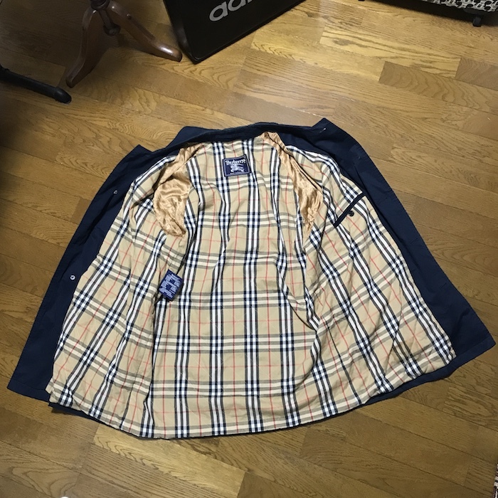 送料無料】レア 80s イングランド製 Burberrys コート クルミボタン