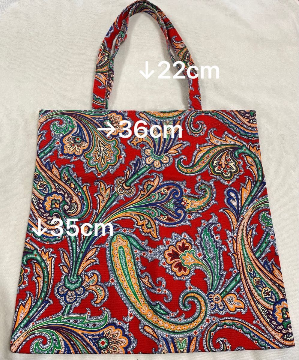 新品未使用】 鮮やかなカラー ペイズリー柄 ETRO エトロ トート 新品未使用】 鮮やかなカラー ペイズリー柄 ETRO エトロ トート