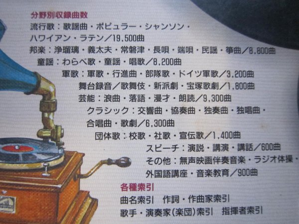 SPレコード60000曲総目録☆昭和館☆平成3年☆流行歌落語漫才民謡特殊SP盤PR盤ご当地ソングジャズソング唱歌童謡映画演劇 SP盤 SPレコード60000曲総目録☆昭和館☆平成3年☆流行歌落語漫才民謡特殊SP盤PR盤ご当地ソングジャズソング唱歌童謡映画演劇 SP盤