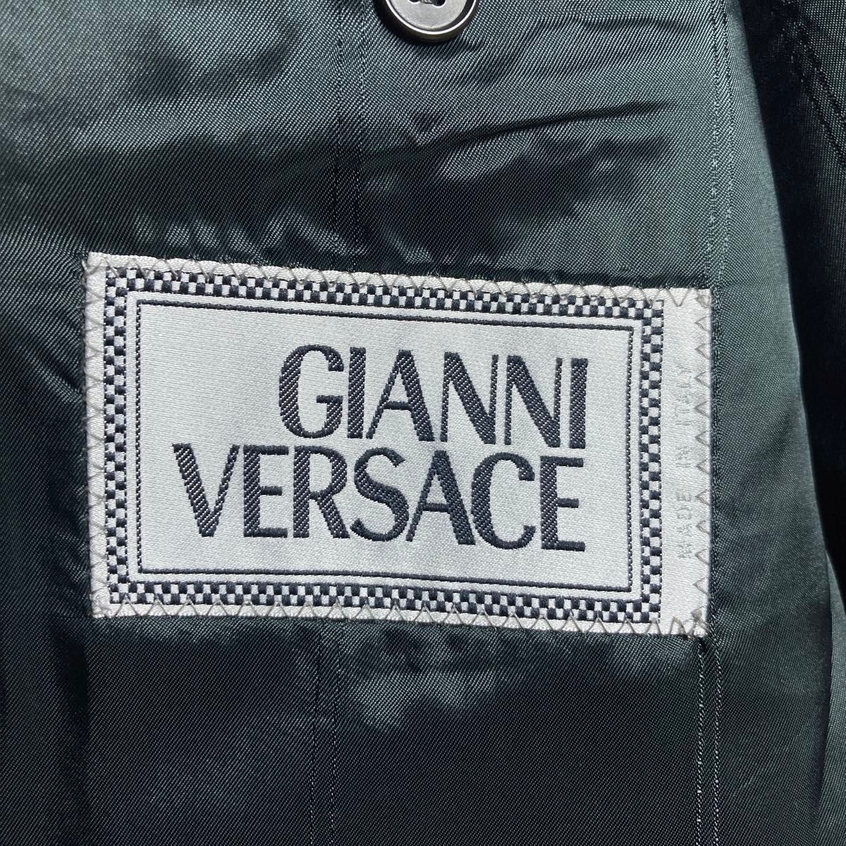 【高級感】VERSACE メデューサボタン ダブルブレザー ジャケット 50