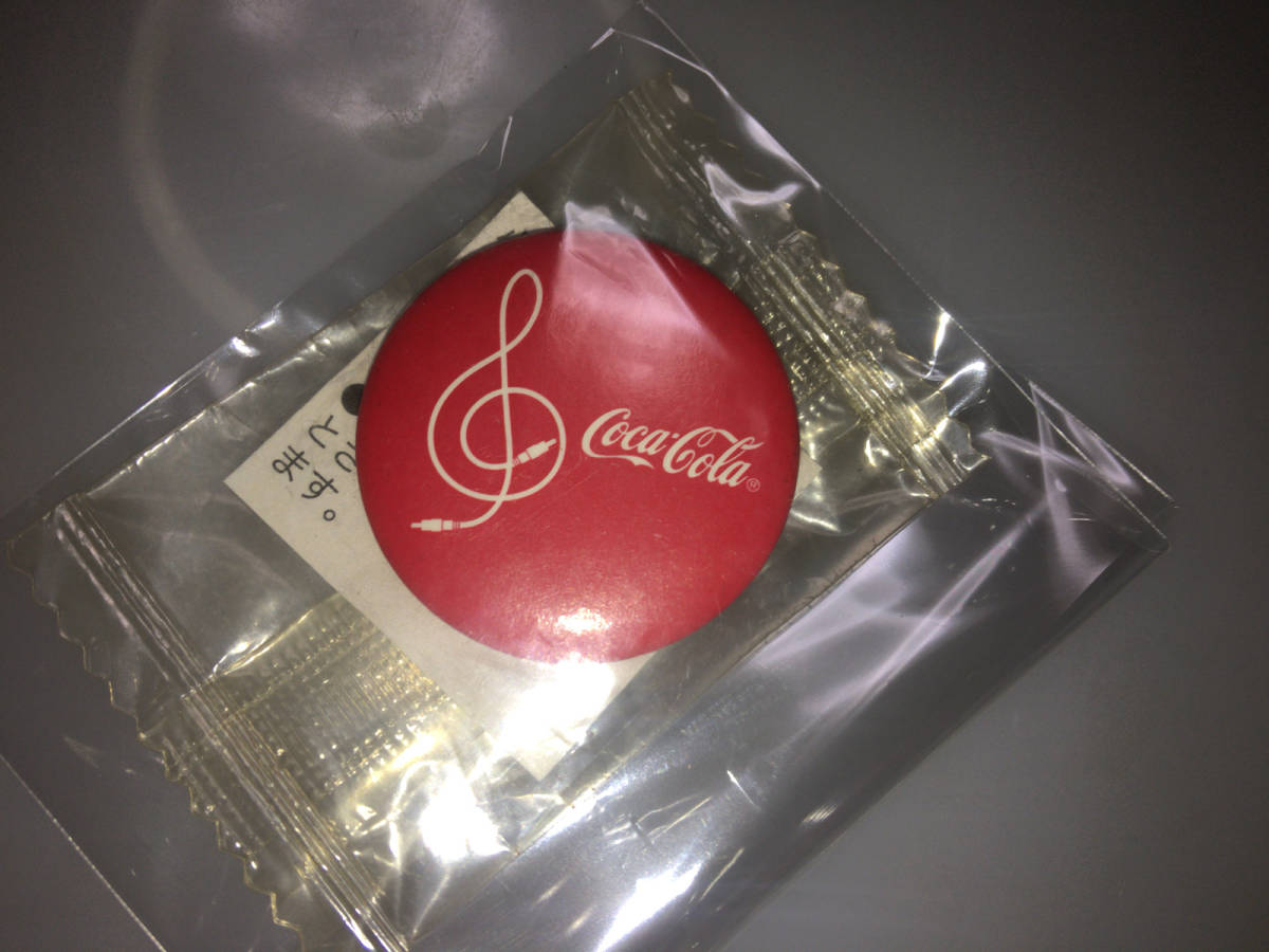 ■缶バッジ「Coca Cola (コカ・コーラ) musicデザイン」■_画像1