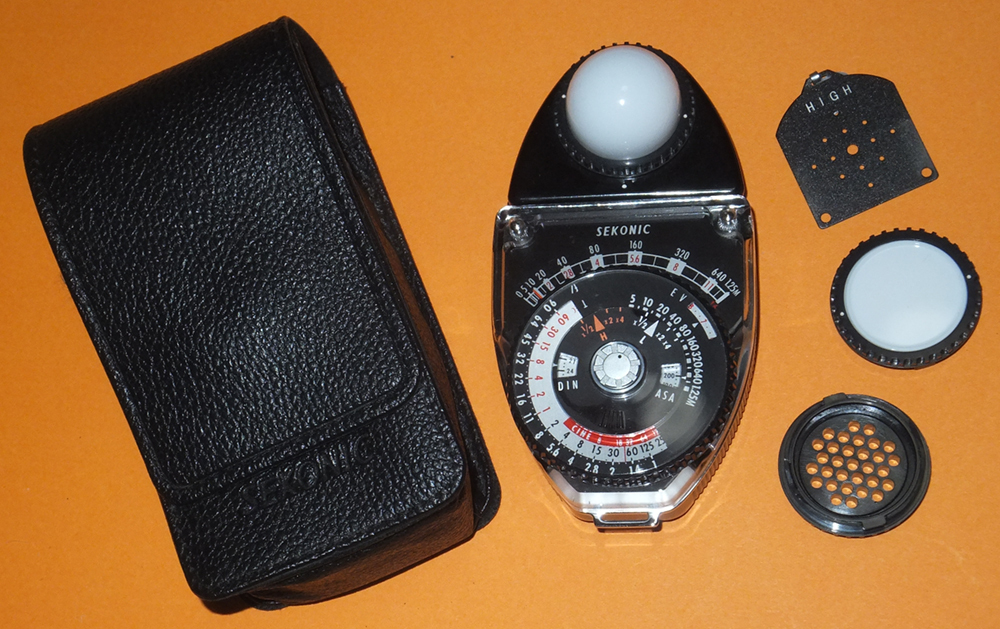 【動作確認済】 セコニック SEKONIC STUDIO DELUXE L-398 スタジオデラックス 露出計 アクセサリー