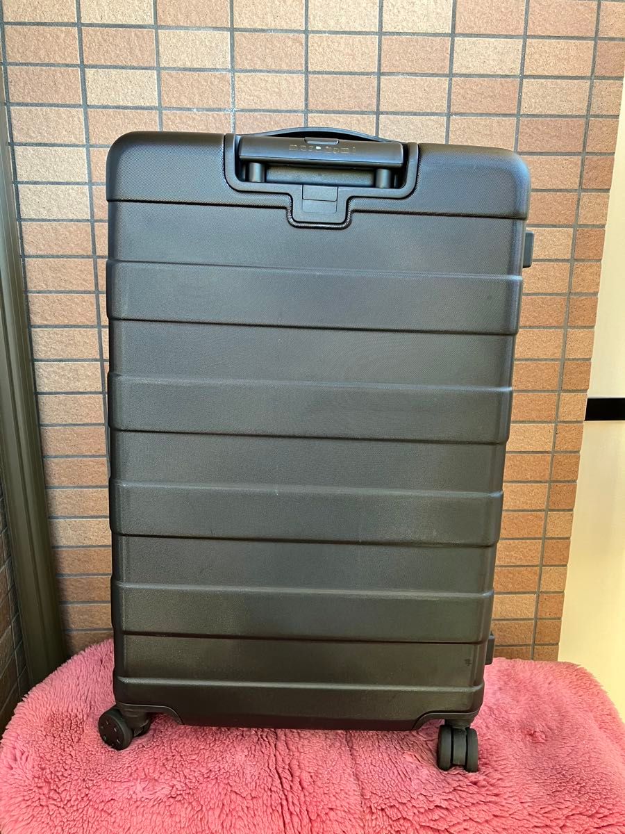 無印良品 キャリーケース G7AA064 大型 87L 黒 バーを自由に調節 無印良品 キャリーケース G7AA064 大型 87L 黒 バーを自由に調節