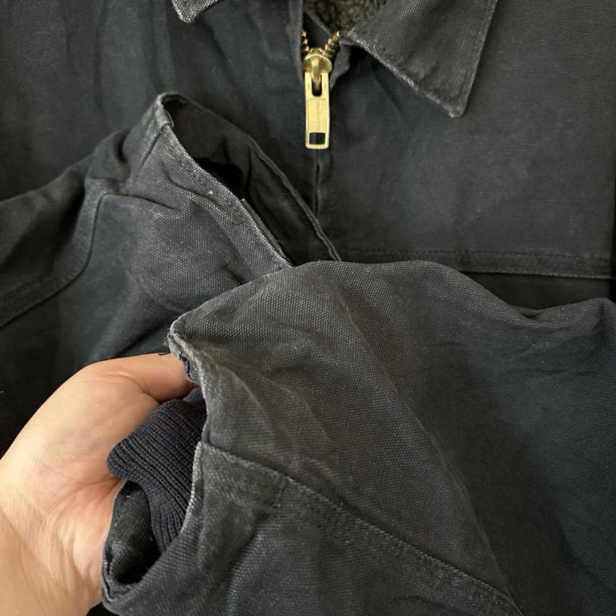 Carhartt ダックワークジャケット 古着 2XLサイズ ブラック Carhartt ダックワークジャケット 古着 2XLサイズ ブラック