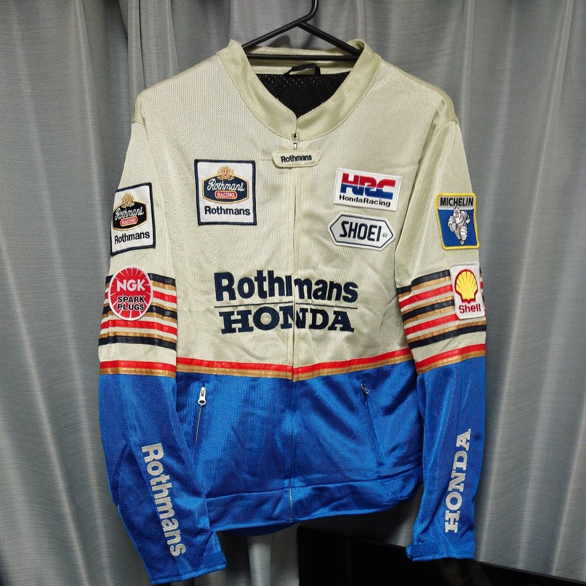 HONDA Rothmans 刺繍メッシュジャケットHRC NSR SHOEI HONDA Rothmans 刺繍メッシュジャケットHRC NSR SHOEI