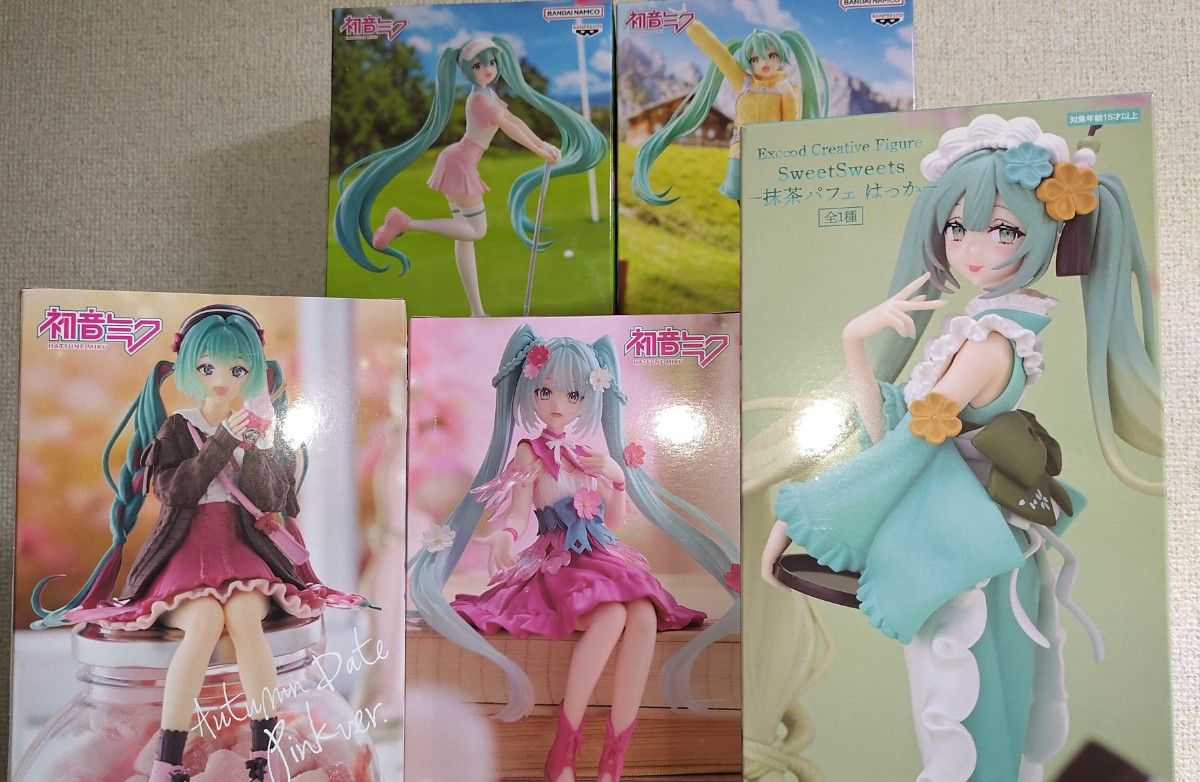 初音ミク プライズ フィギュア 5体セット|Yahoo!フリマ(旧 初音ミク プライズ フィギュア 5体セット|Yahoo!フリマ(旧
