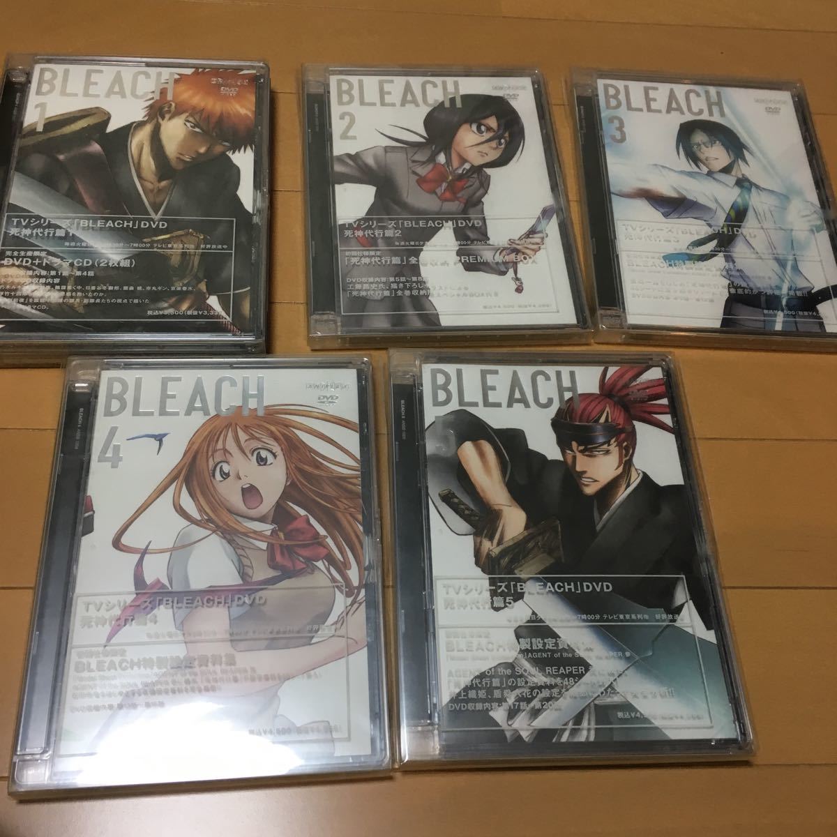 正規品販売! BLEACH 全5巻 DVD 死神代行篇 - アニメーション 