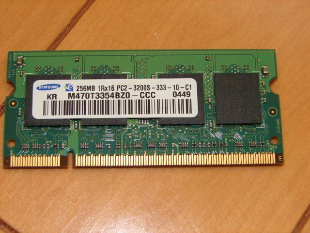 【クーポン対象外】 超爆安 SO-DIMM 256MBx1 DDR2 PC2-3200 CL3.0 Samsung t669.org t669.org