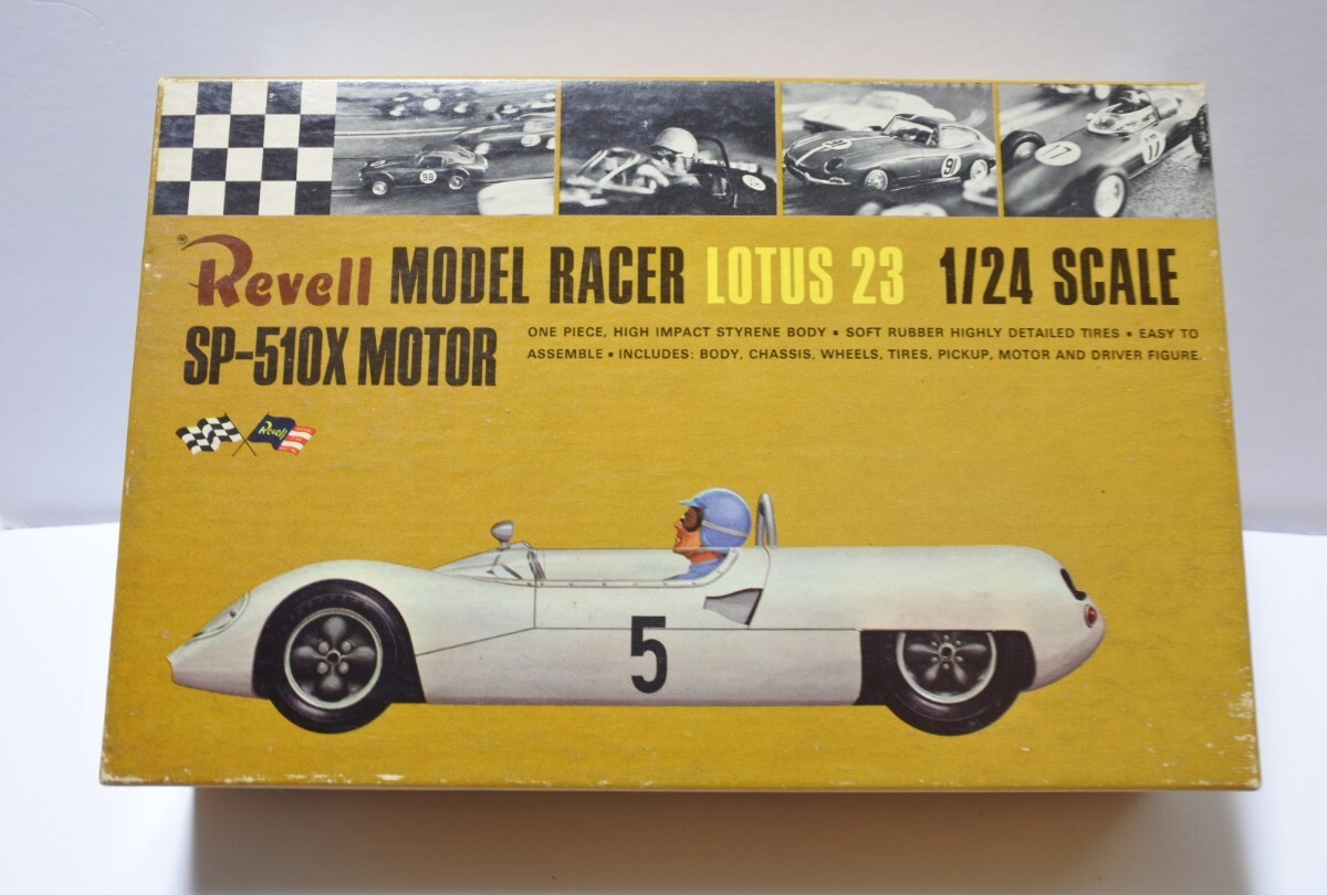 Lotus 23GOLD LEAF Revell スロットカー Yahoo!オークション - Revell レベル LOTUS 23 1/24 slot car