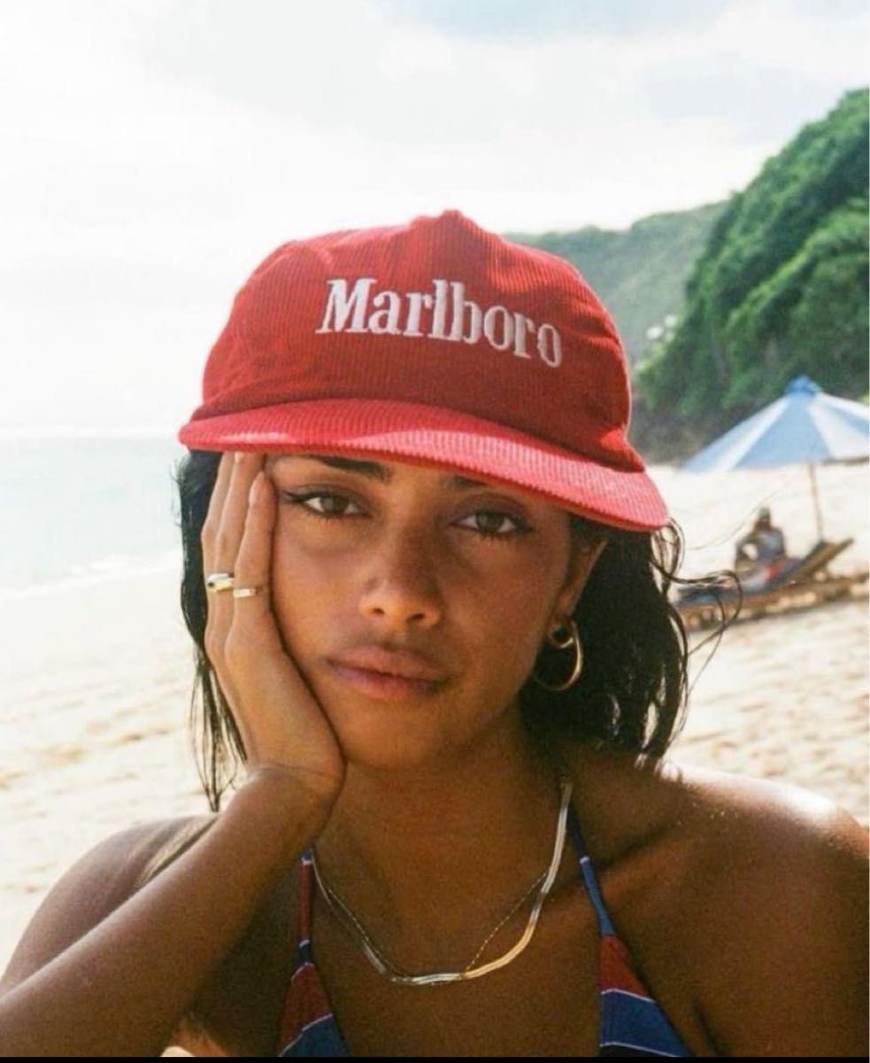 90s マルボロ marlboro キャップ コーデュロイ レッド 帽子 赤 90s マルボロ marlboro キャップ コーデュロイ レッド 帽子 赤