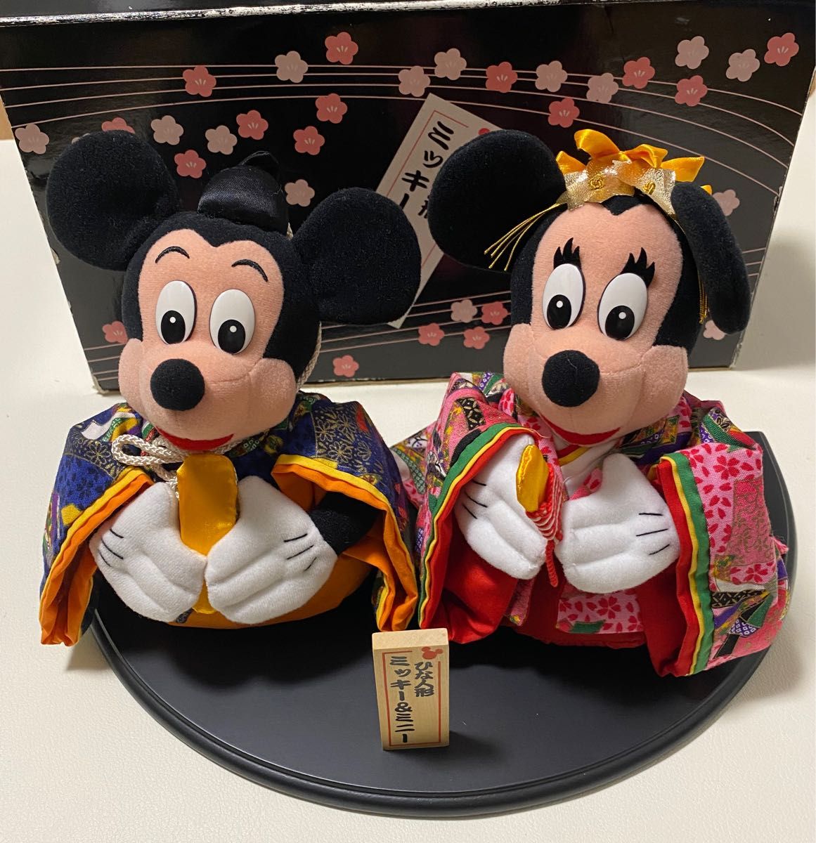 ディズニーストア購入 ミッキー ミニーマウス雛人形 ぬいぐるみ ディズニーストア購入 ミッキー ミニーマウス雛人形 ぬいぐるみ