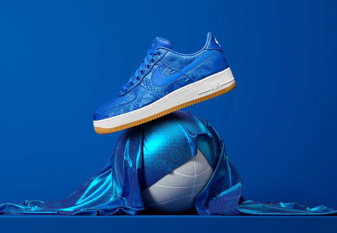 NIKE AIR FORCE 1 PRM CLOT PREMIUM SILK BLUE ナイキ エア フォース