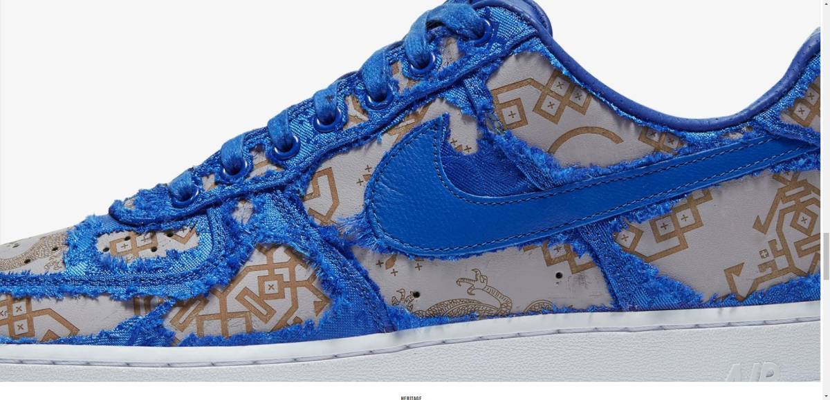NIKE AIR FORCE 1 PRM CLOT PREMIUM SILK BLUE ナイキ エア フォース