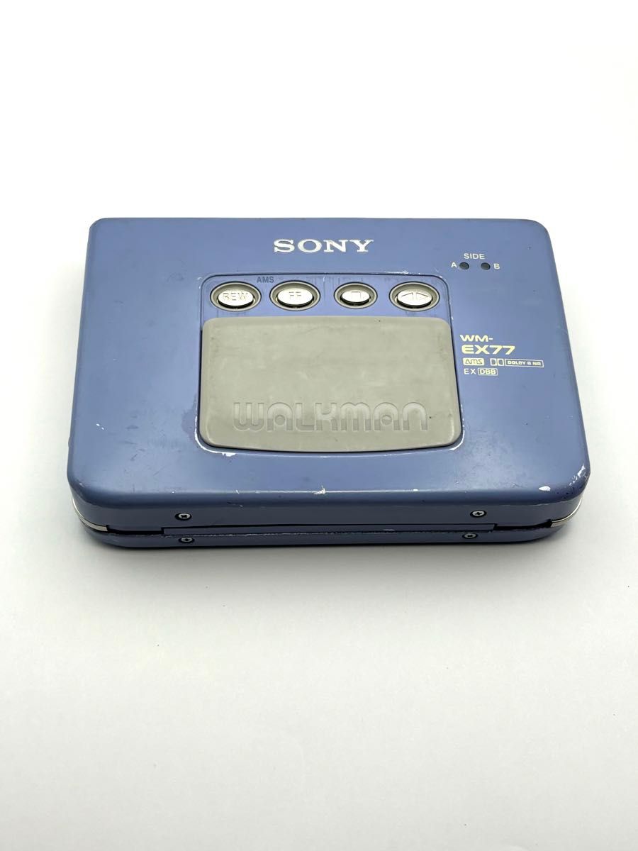 昭和レトロSONYカセットウォークマンWM-EX77現状品/ジャンク品 昭和レトロSONYカセットウォークマンWM-EX77現状品/ジャンク品