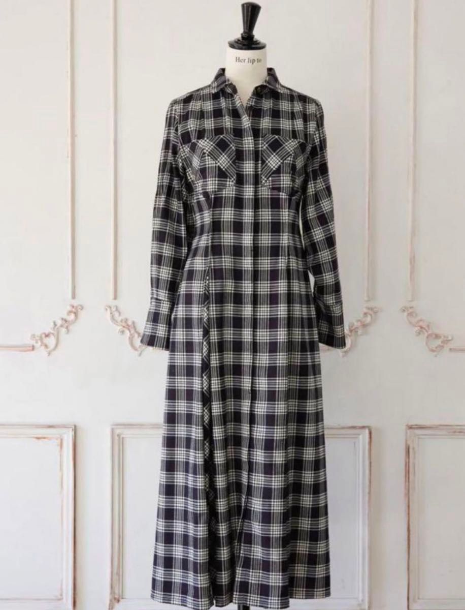 herlipto ハーリップトゥ チェック柄 シャツワンピース|Yahoo herlipto ハーリップトゥ チェック柄 シャツワンピース|Yahoo
