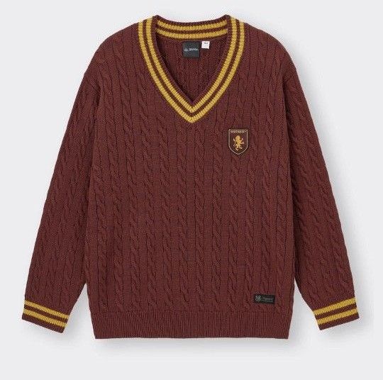 GU Vネック セーター メンズXSサイズ Harry Potter ハリー GU Vネック セーター メンズXSサイズ Harry Potter ハリー