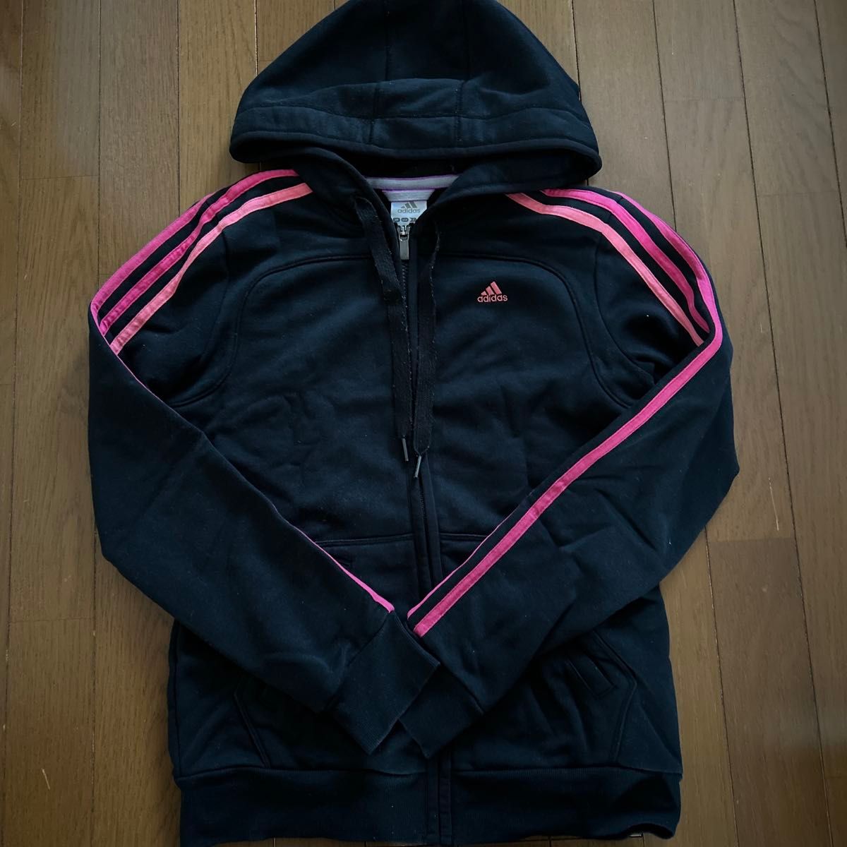 adidas ジップアップパーカー ブラック ピンクライン|Yahoo adidas ジップアップパーカー ブラック ピンクライン|Yahoo