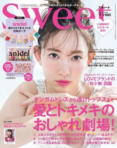 【sweet 2018年4月号付録】snidel 春ネイル7本セット&花柄ポーチ（未開封品）_画像5