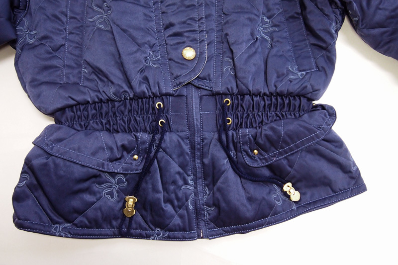  не использовался Descente Ram с мехом лента вышивка рисунок одежда для лыжников блузон ( темно-синий )9 номер темно-синий 