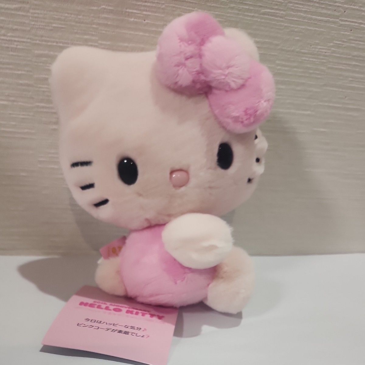 hello Kittyサンリオ キティ 50周年 ぬいぐるみ ピンクハロー hello Kittyサンリオ キティ 50周年 ぬいぐるみ ピンクハロー