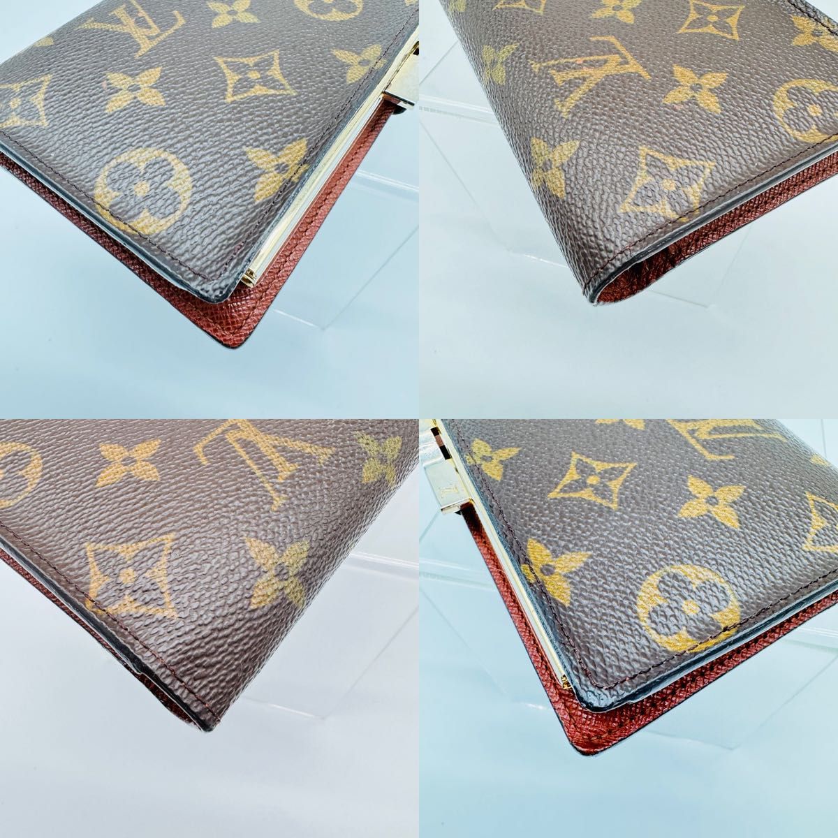 LOUIS VUITTON ルイヴィトン モノグラム がま口 二つ折り財布 長 LOUIS VUITTON ルイヴィトン モノグラム がま口 二つ折り財布 長