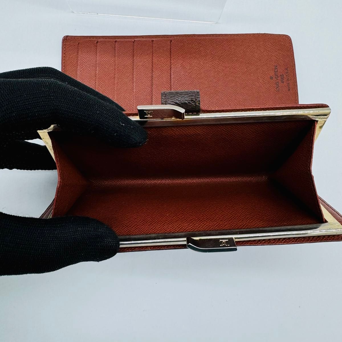 LOUIS VUITTON ルイヴィトン モノグラム がま口 二つ折り財布 長 LOUIS VUITTON ルイヴィトン モノグラム がま口 二つ折り財布 長