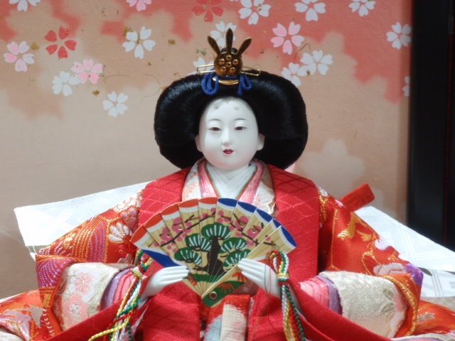 21◇初荷です ◇筑前博多人形師 神妙 佐藤好昭彫 「古典立雛 21◇初荷です ◇筑前博多人形師 神妙 佐藤好昭彫 「古典立雛