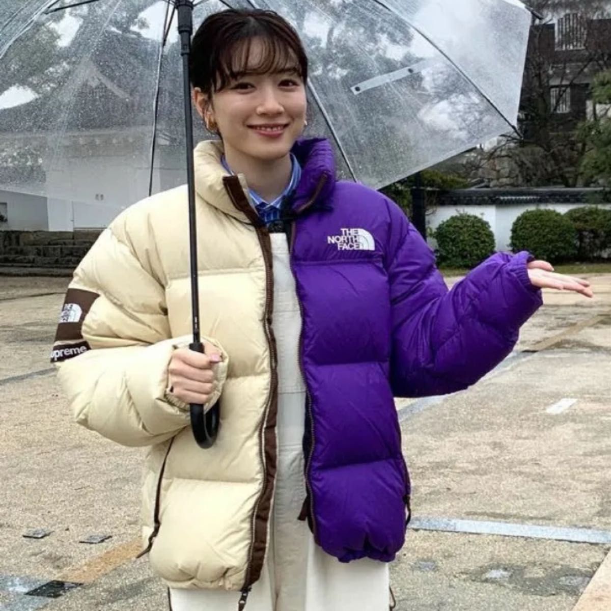 Sサイズ Supreme The North Face Split Nuptse Jacket Tan Sサイズ Supreme The North Face Split Nuptse Jacket Tan