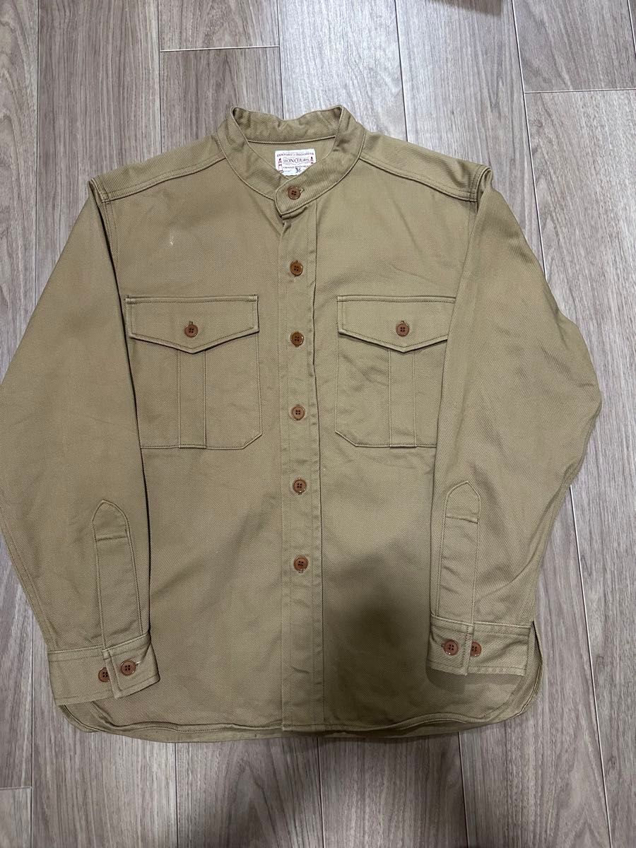 BONCOURA CPO SHIRTS バンドカラーシャツ ボンクラ 長袖 CPO BONCOURA CPO SHIRTS バンドカラーシャツ ボンクラ 長袖 CPO