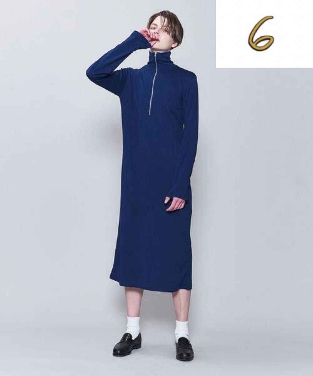 6(roku)〉COTTON LIGHT SWEAT ZIP DRESS ワンピース|Yahoo 6(roku)〉COTTON LIGHT SWEAT ZIP DRESS ワンピース|Yahoo
