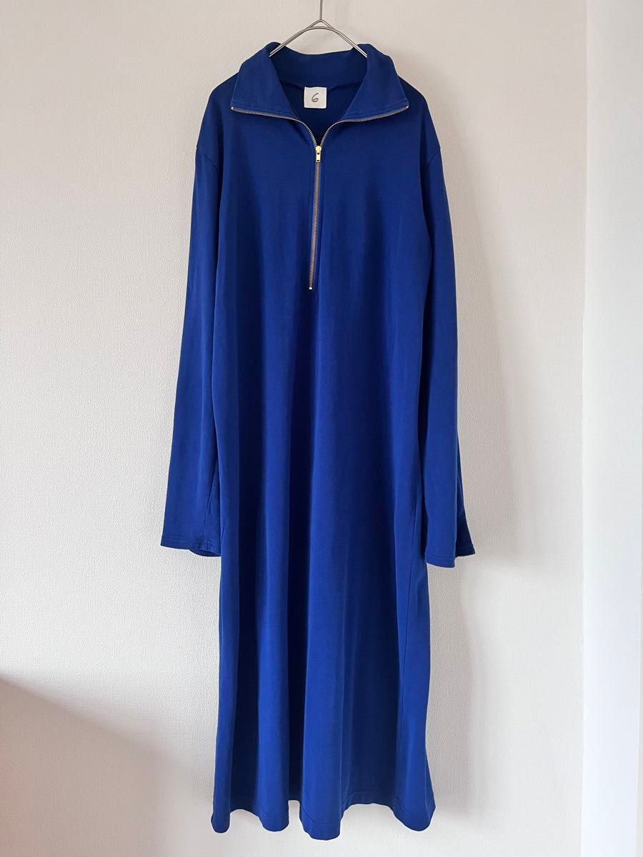 6(roku)〉COTTON LIGHT SWEAT ZIP DRESS ワンピース|Yahoo 6(roku)〉COTTON LIGHT SWEAT ZIP DRESS ワンピース|Yahoo