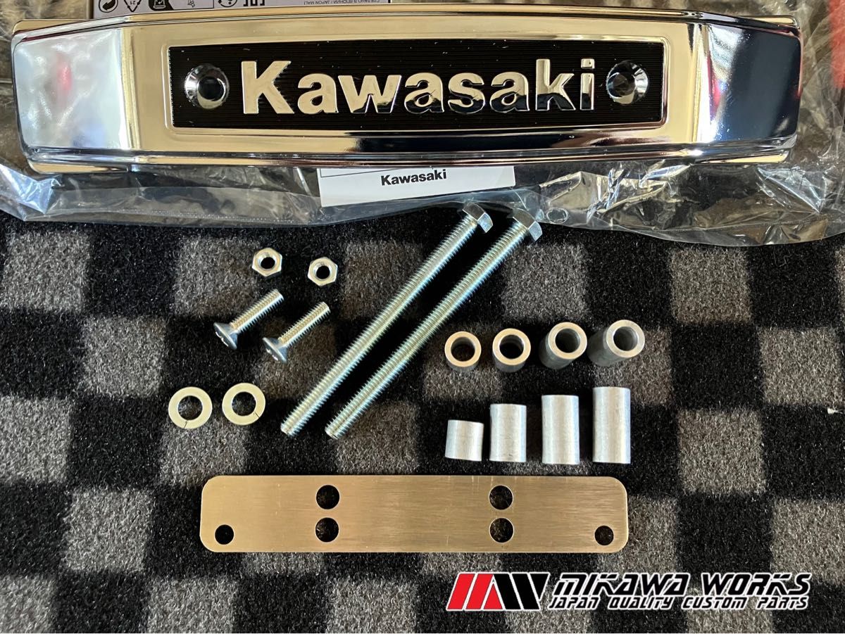 ゼファー 750 フロント ステム エンブレム 取り付け ステー セット 三又 ゼファー 750 フロント ステム エンブレム 取り付け ステー