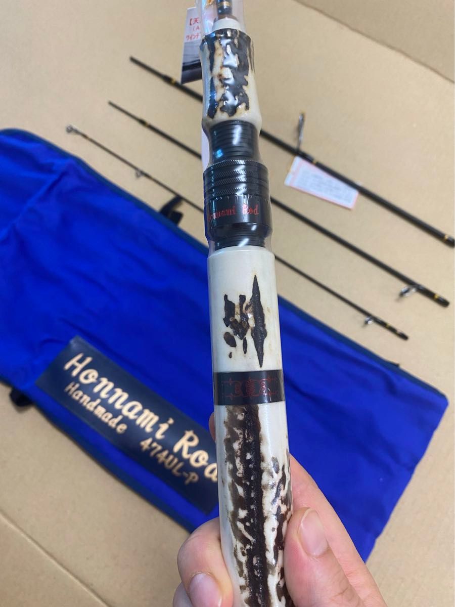 Honnami Rod 474UL-P 手作りロッドスピニング オールスタッグ Honnami Rod 474UL-P 手作りロッドスピニング オールスタッグ