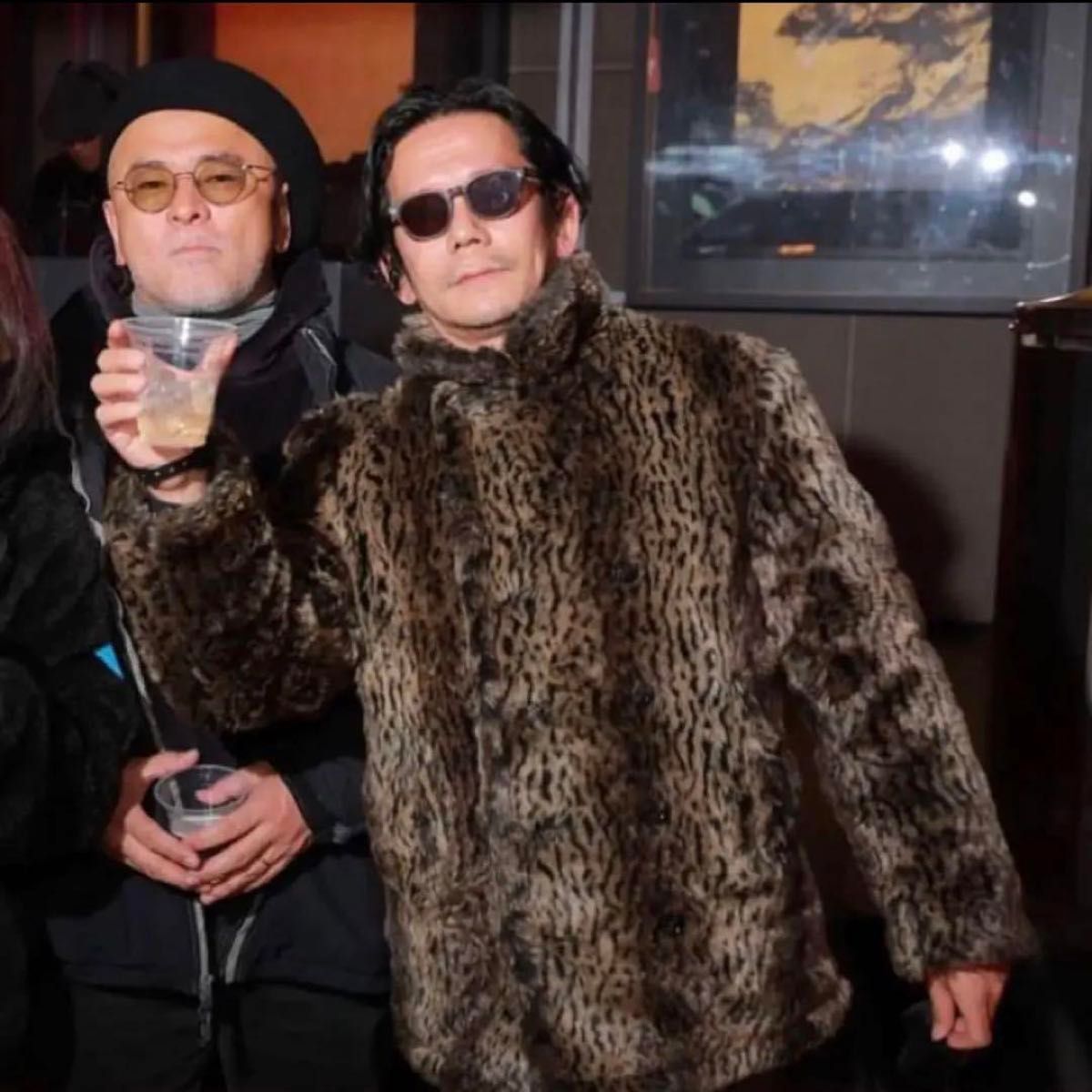Schott ファーコート Faux Fur Peacoat Leopard Jacket Schott ファーコート Faux Fur Peacoat Leopard Jacket