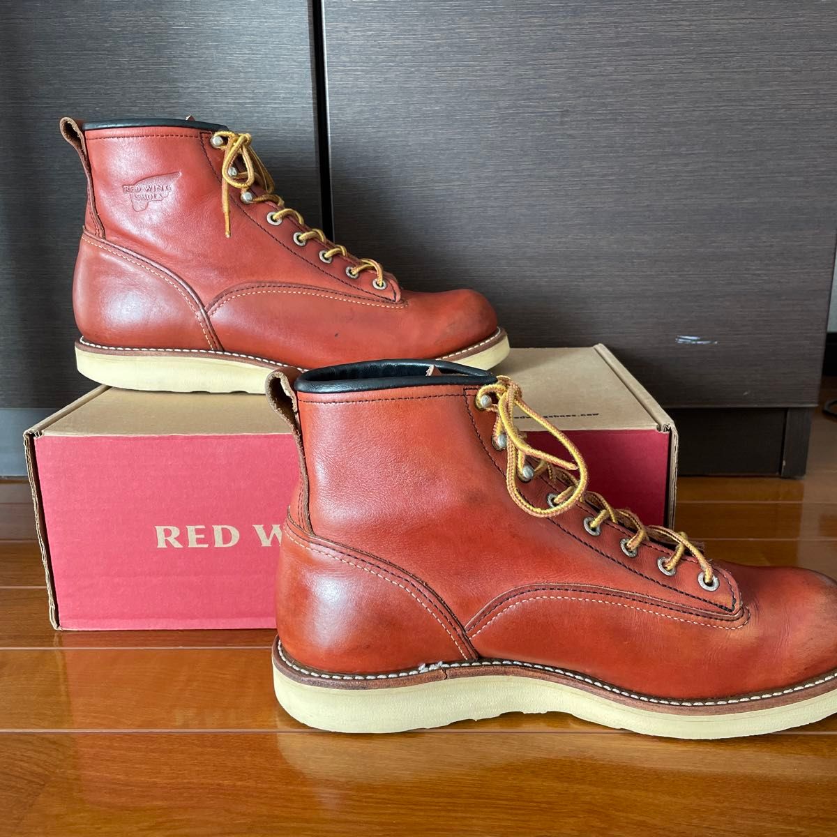 良品07年8 5D】レッドウィング2907ラインマン REDWING プレーン 良品07年8 5D】レッドウィング2907ラインマン REDWING プレーン