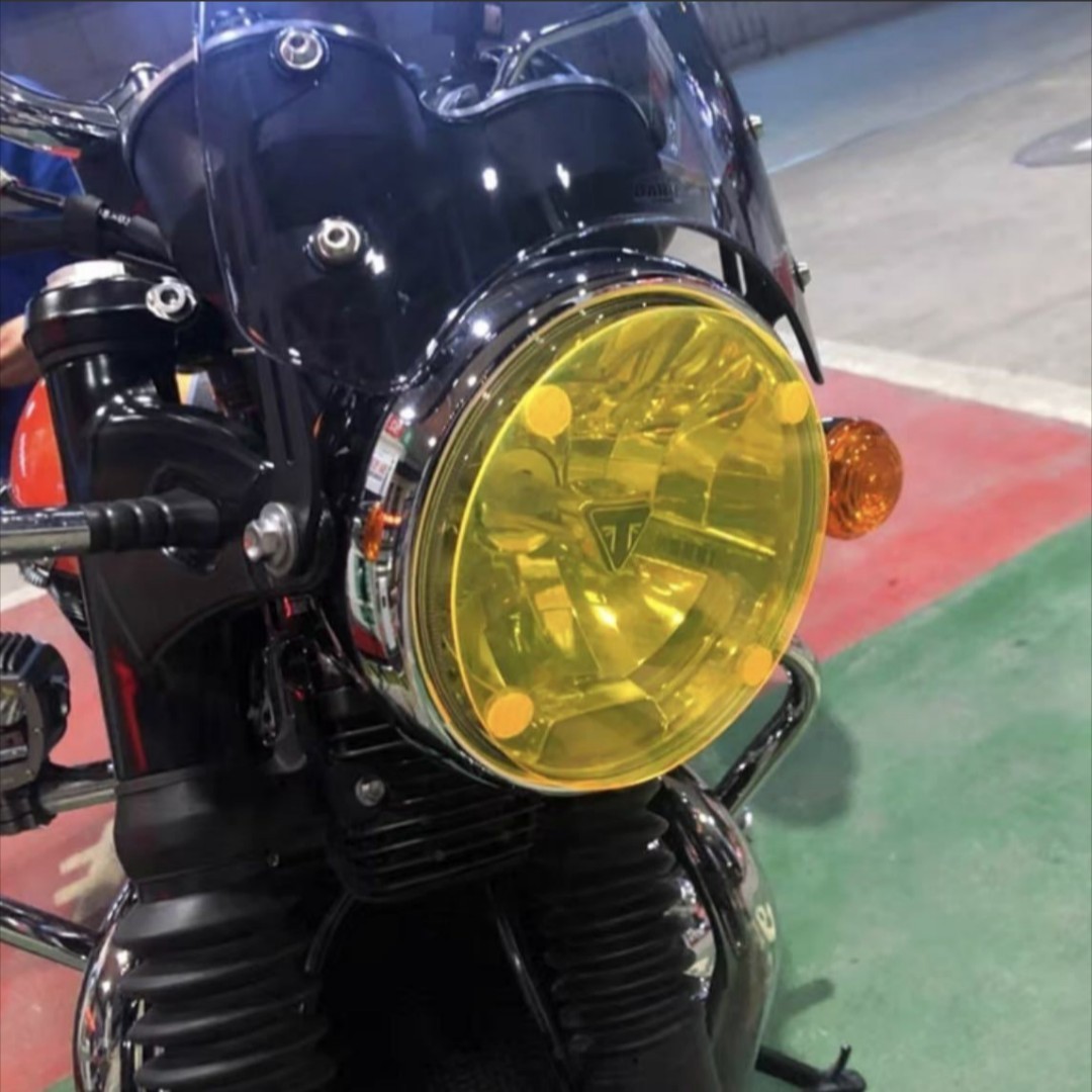 カワサキ ゼファー Z900RS ヘッドライト カバー プロテクター イエロー