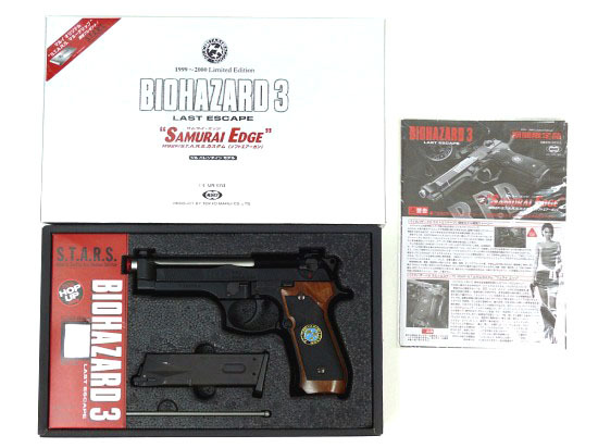 貴重品■東京マルイ BIOHAZARD3 バイオハザード3　サムライエッジ ジル・バレンタインモデル 　ジル・バレンタイン　M92F　S.T.A.R.S.