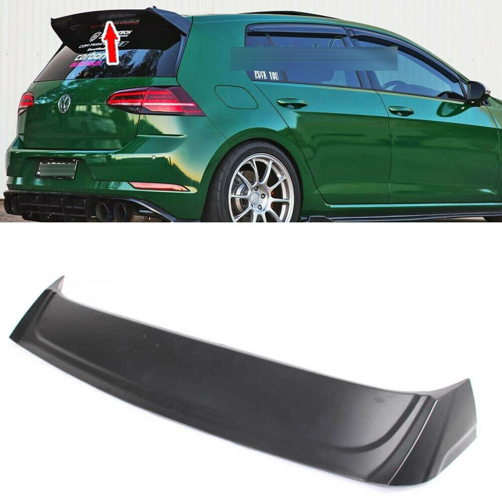 リアスポイラールーフエンドスポイラー DTO Bスタイル VW ゴルフ7 VII MK7 GTI R 2015-2019 塗装品 ABS_画像1