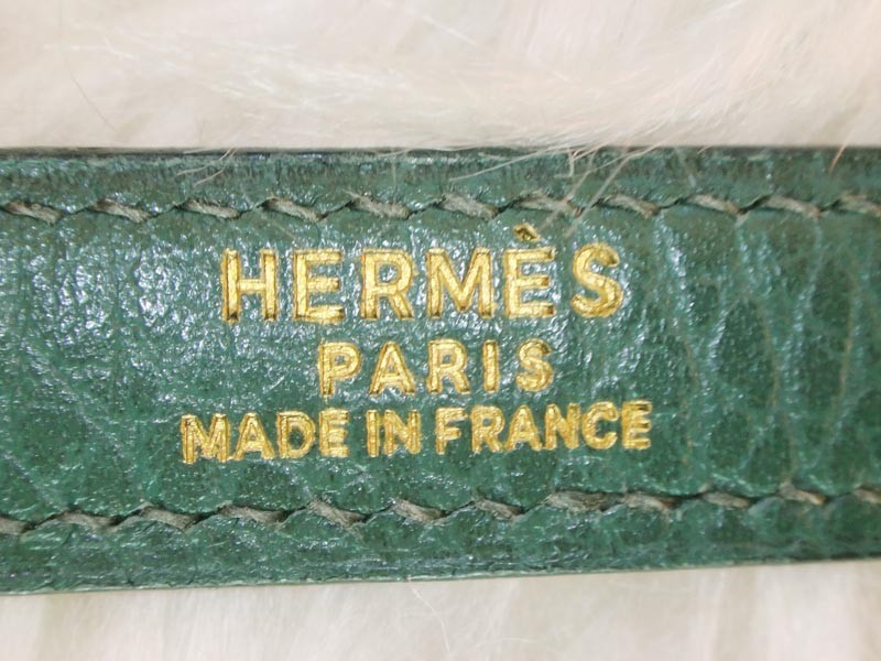 HERMES Hermes shoulder strap G metal fittings 90cm diagonal ..1.5cm used 