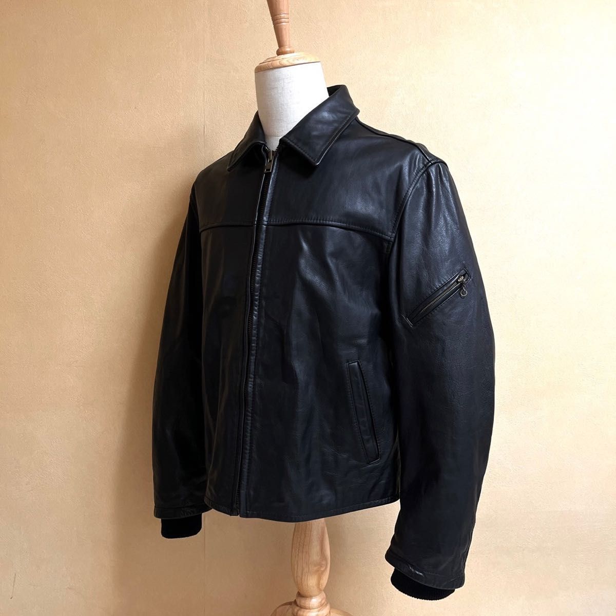 Timberland / ティンバーランド ジップアップ レザージャケット Timberland / ティンバーランド ジップアップ レザージャケット