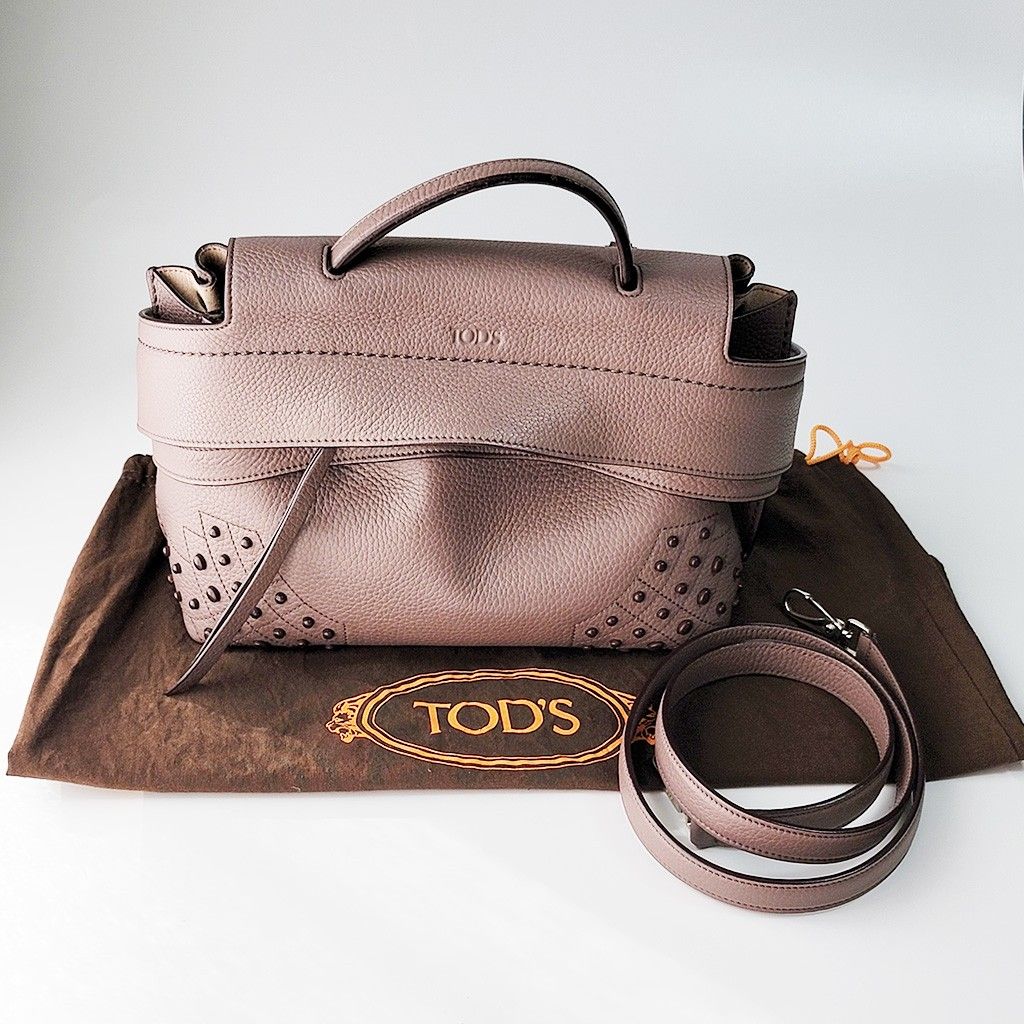 TOD'Sトッズウェーブ バッグ 2WAY ショルダーバッグ TOD'Sトッズウェーブ バッグ 2WAY ショルダーバッグ
