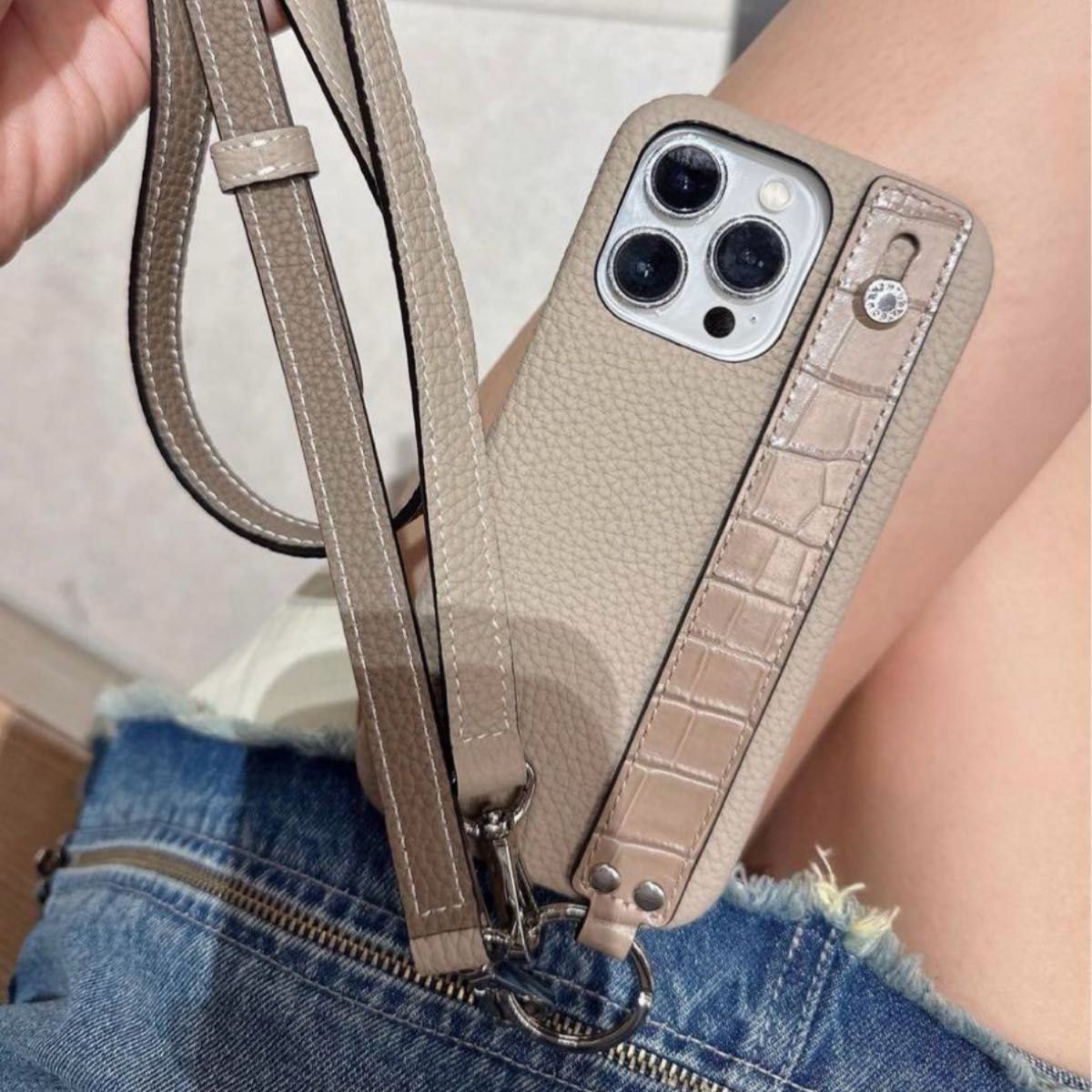 ボナベンチュラ ストラップ BONAVENTURA ツートーン スマホ ボナベンチュラ ストラップ BONAVENTURA ツートーン スマホ